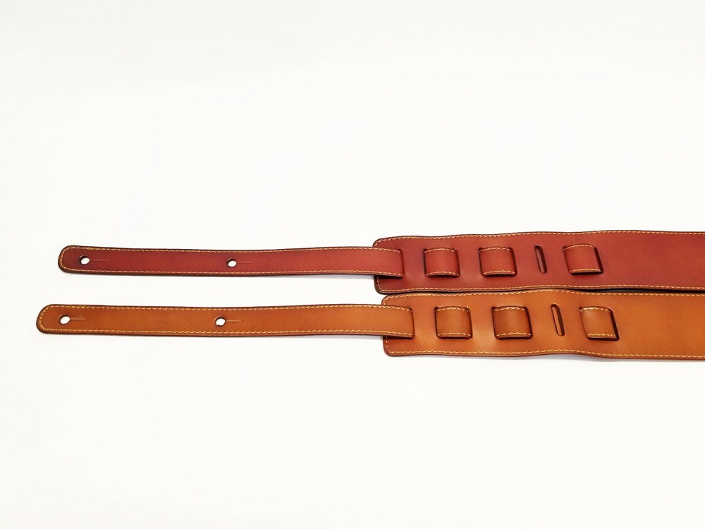 Genuine leather Guitar strap 2.5” wide.