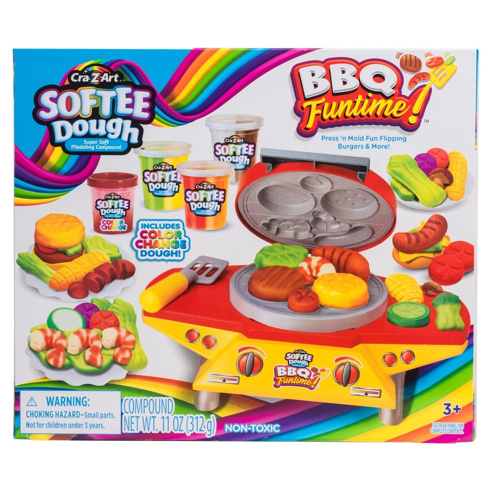 Cra-Z-Art Softee Dough Multicolor BBQ Funtime, 1 Dough Set