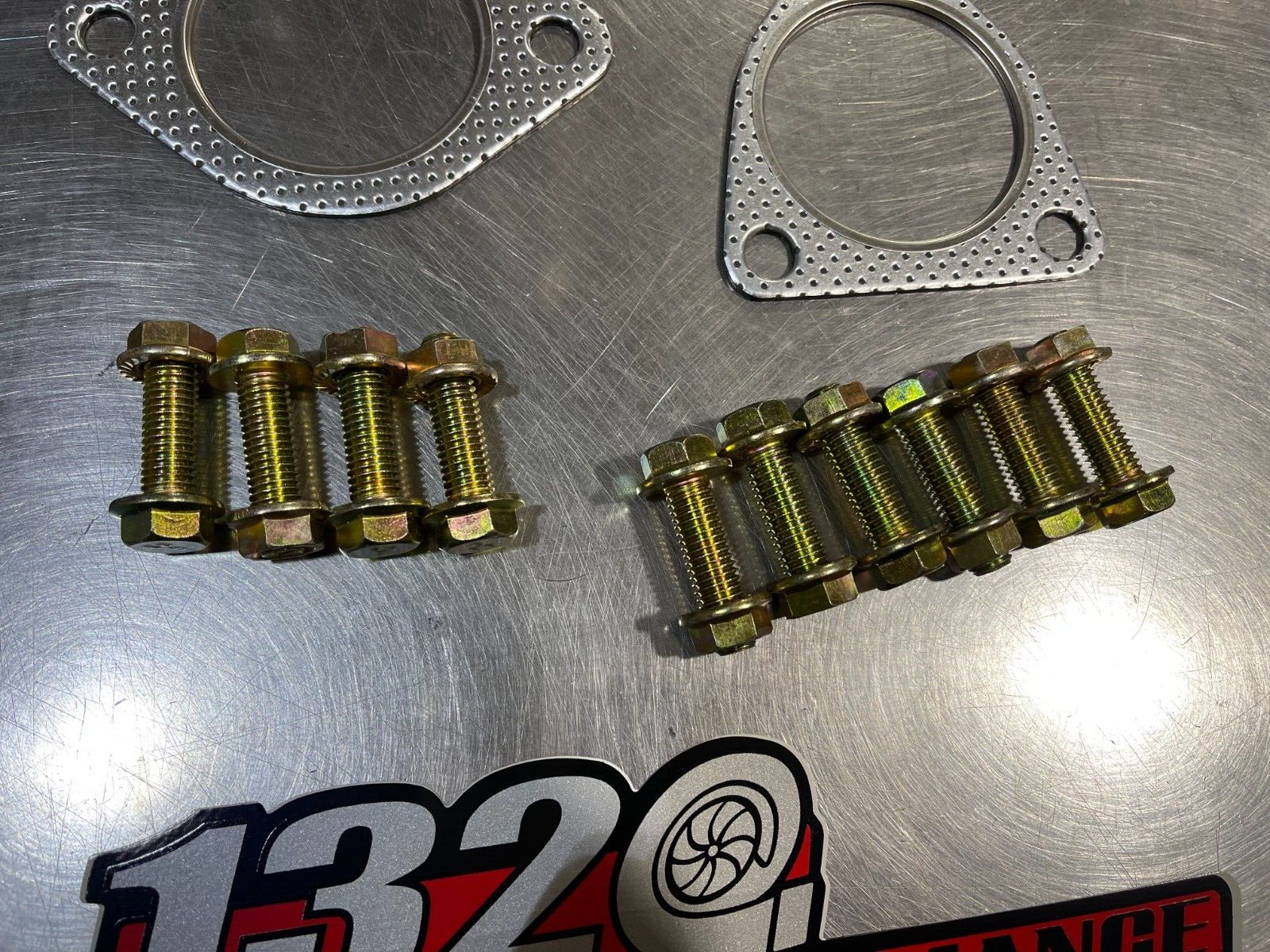 1320 Performance G35 350Z catalytic converter 4 gaskets & Hardware for DE engine