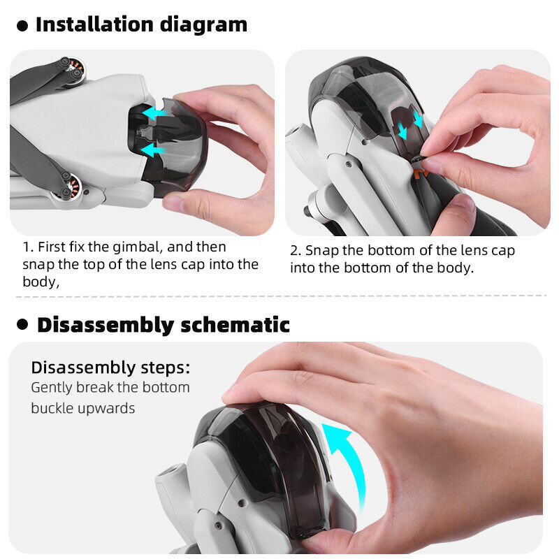 Original Gimbal Camera Protective Dustproof Cover For DJI Mini 3 / Mini 3 Pro