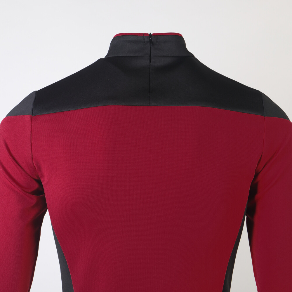 The Next Generation Picard Red Starfleet Uniforms TNG Data Gold Blue Top Shirts