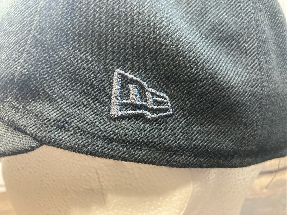 Brooklyn Nets New Era 9Fifty NBA Black Strap Back Adjustable Hat Cap Black White