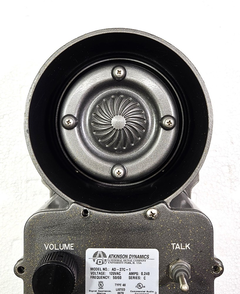 ATKINSON DYNAMICS AD-27C-1 WALL MOUNT INTERCOM