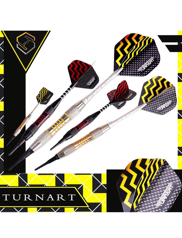 Turnart Darts Plastic Tip - Professional Soft Tip Darts Set for Electronic Dar.