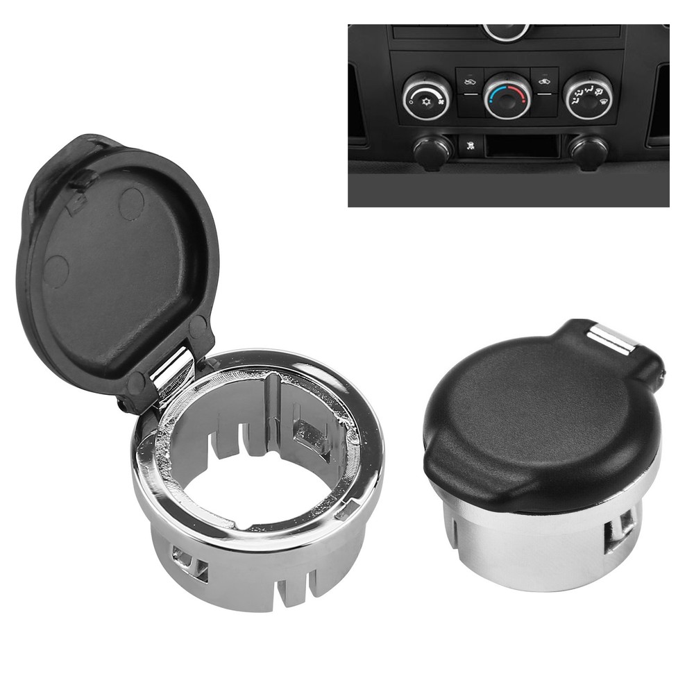 2PCS 20983936 Cigarette Lighter Power Outlet Socket Cap Plug Cover Set 25793816