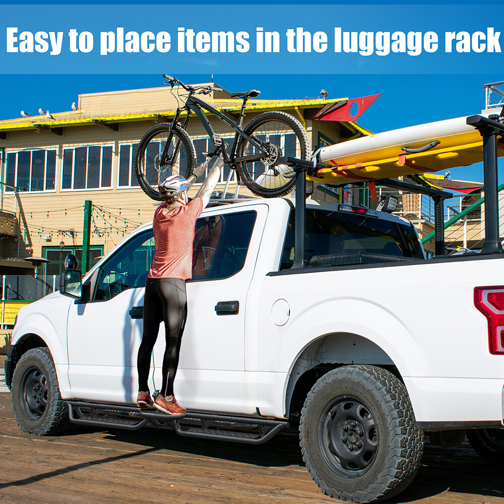 Drop Running Boards for 2005-2023 Toyota Tacoma Double Cab Steel Side Step Bars