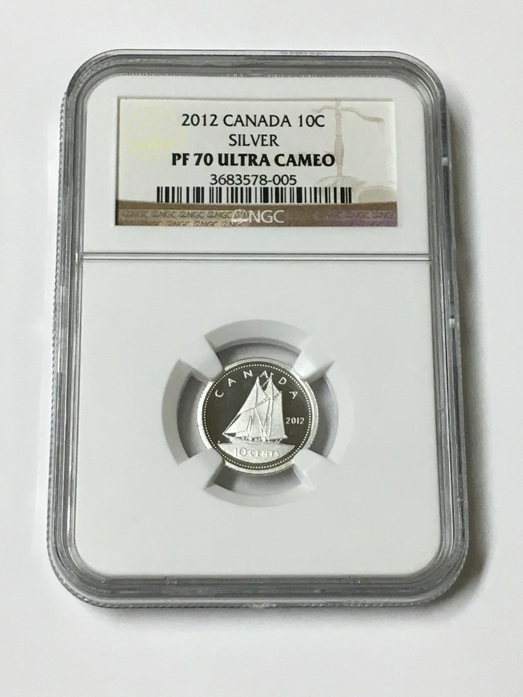 2012 Canada 10C Silver PF 70 Ultra Cameo