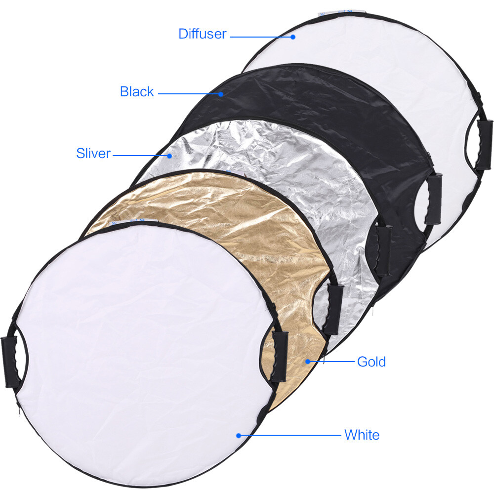 5in1 60cm collapsible photography reflector Multi-Disc E8B7