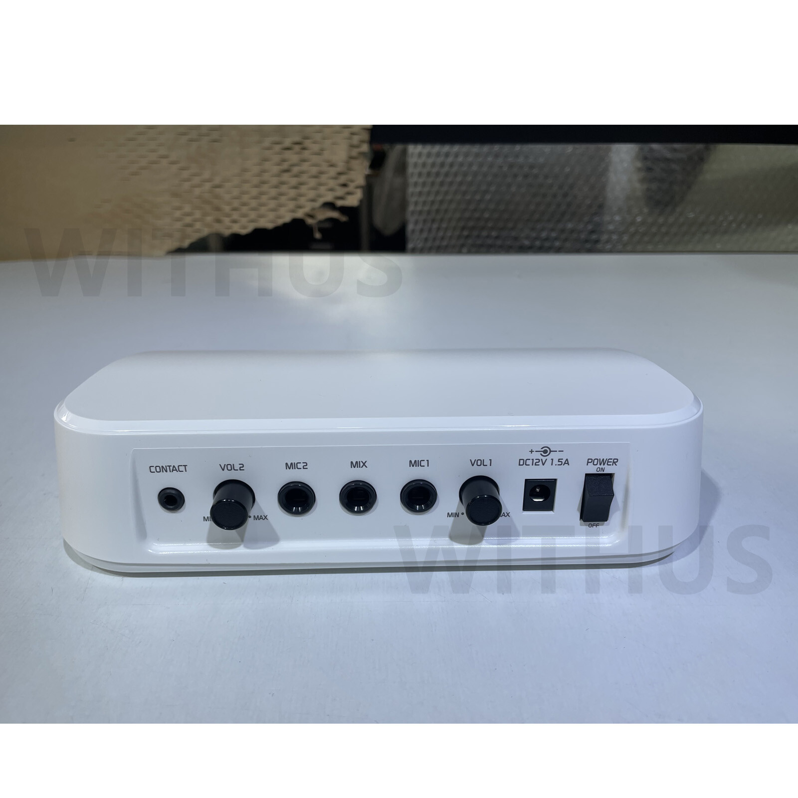 TJ Taijin Media TMW-100 Wireless Microphone 2pcs Set White Colors Free Fedex