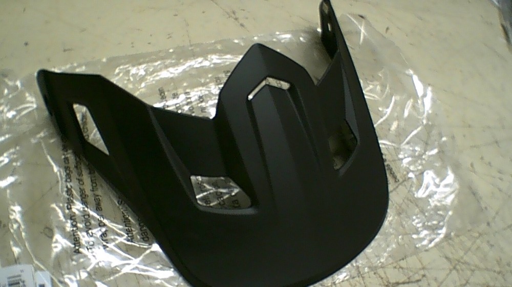 GETS 2 TWO  FOX RACING HELMET REPLACEMENT VISOR PEAK - V2 MX19 - MATTE BLACK
