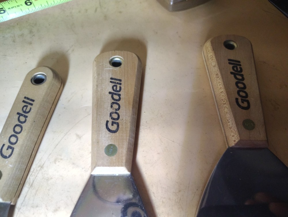 Goodell Putty,Wall,Tape Knife 3pc