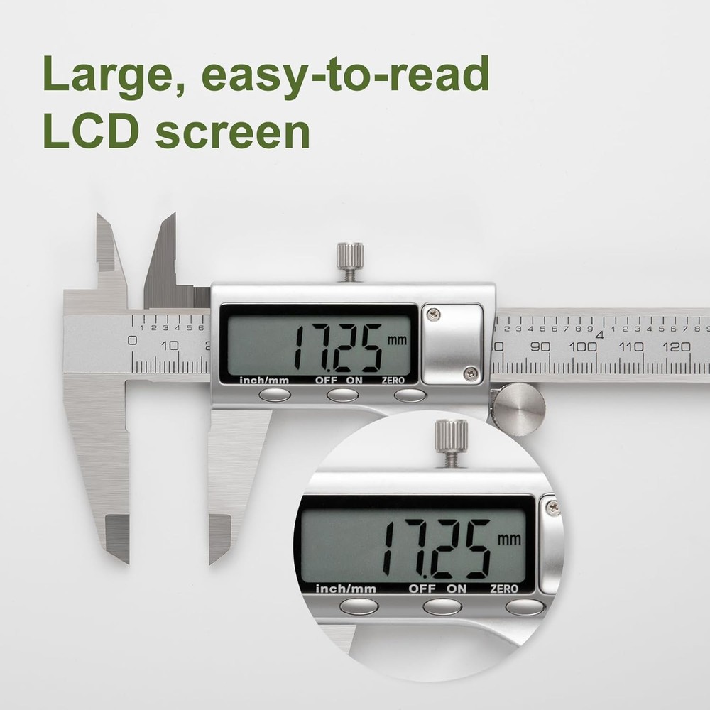All-Metal Digital Caliper 0-12-inch measuring tool with auto-off function