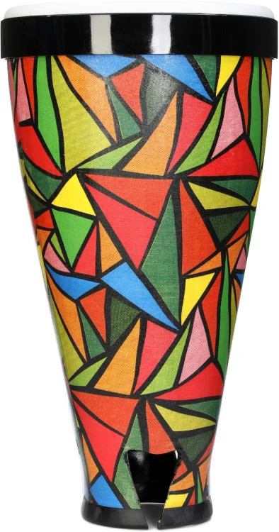 Latin Percussion World Beat Stackable Ashiko - 10 inches, Small, Multicolor