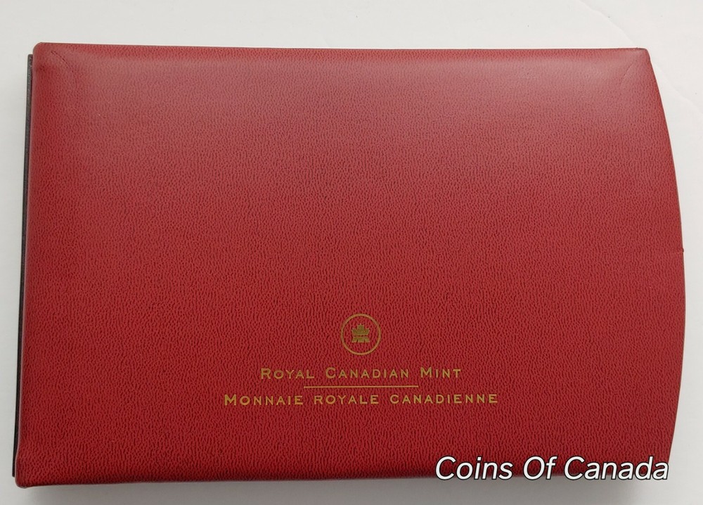 2005 Canada 8 Coin Silver PROOF Set w/ Gold Plated Silver Dollar #coinsofcanada
