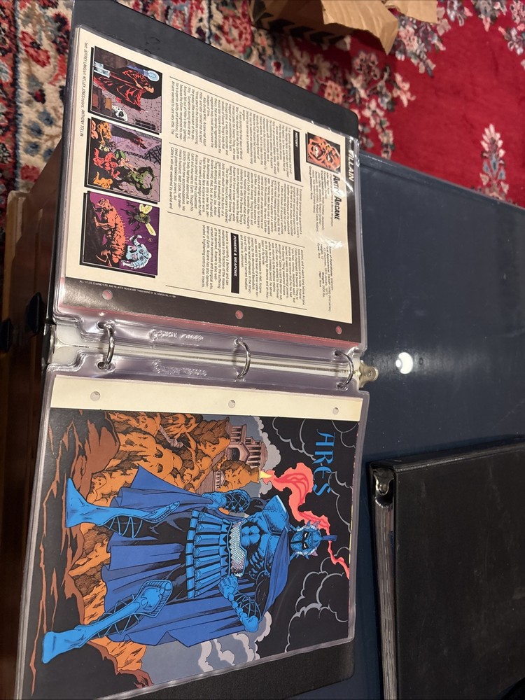 Comic Book Bio Binder