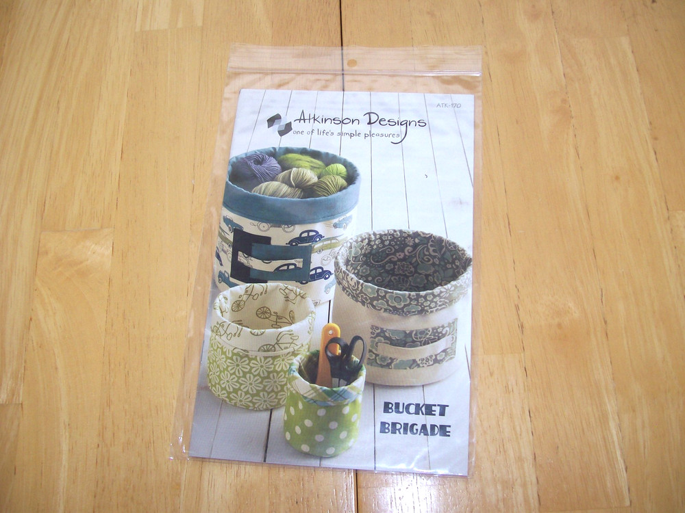 Atkinson Designs Bucket Brigade Storage Container Covers Decoration Patterns