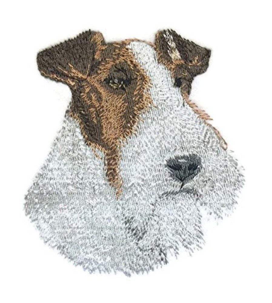 Amazing Dog Faces [Fox Terrier [Custom and Unique] Embroidered Iron on/Sew Patch
