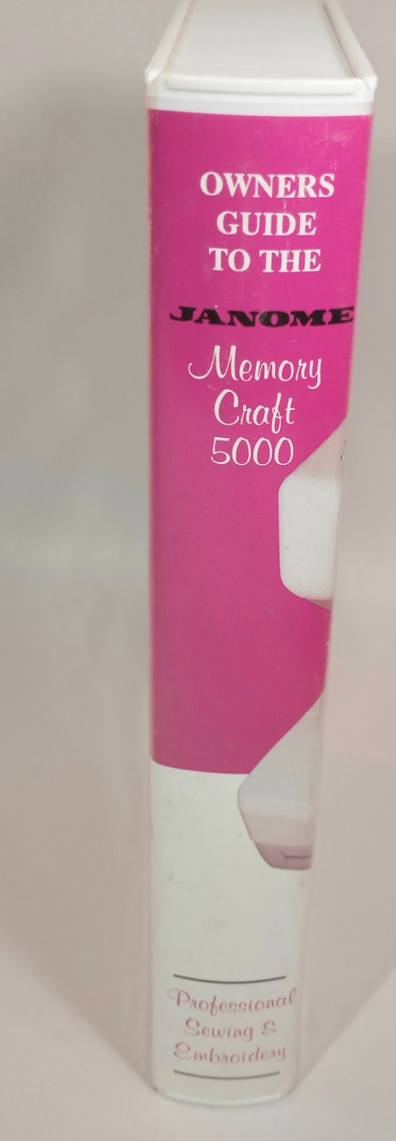 Janome Memory Craft 5000 Instructions Intructional VHS Cassette Video Embroidery