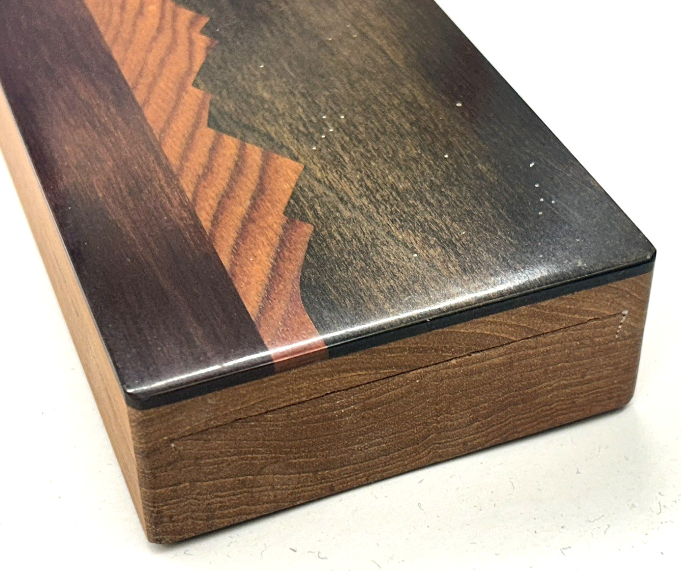 Steve Rosenblum For Levenger Handmade Night Sky Wood Box 9" x 3"