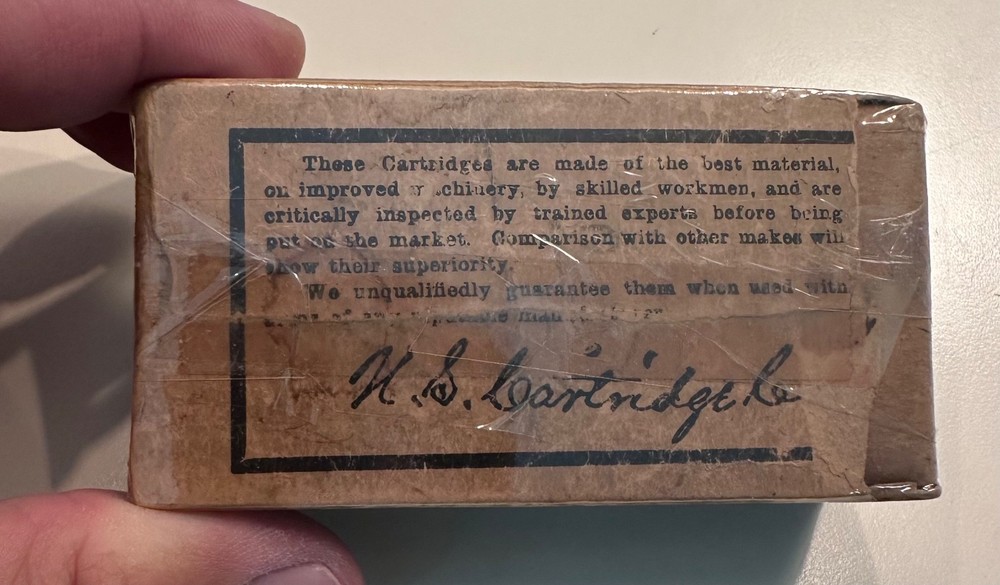 Rare Early USC .32 cal Ammo Empty Box NICE