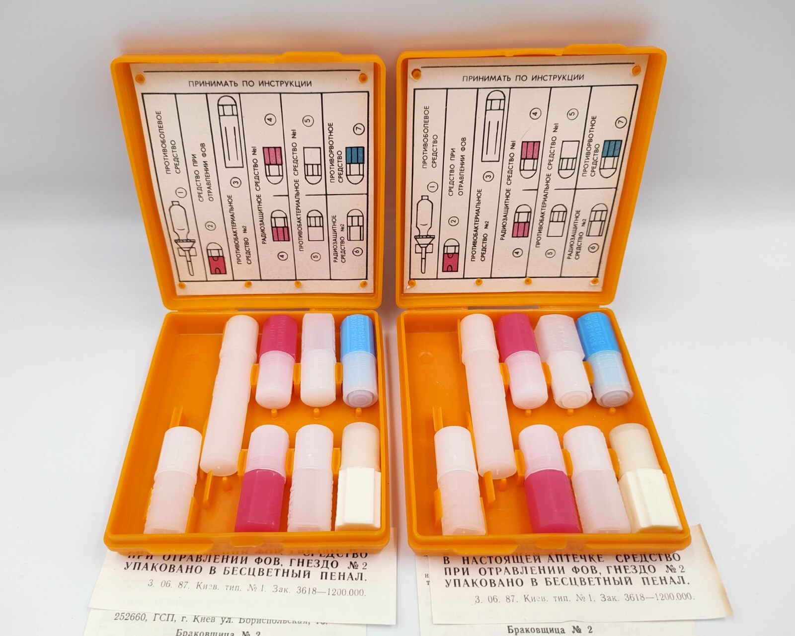 NOS Soviet First Aid kit Army Medical box NBC protection Chernobyl USSR STALKER