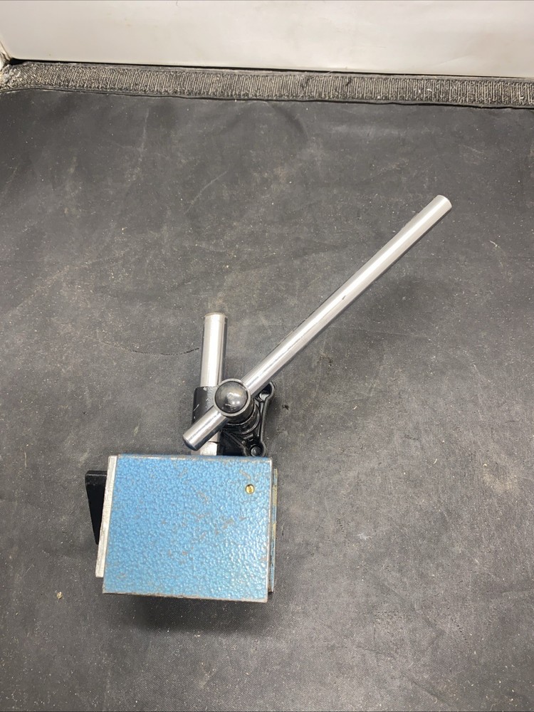 Fowler 52-585-010 Magnetic Base Indicator Holder- Blue base