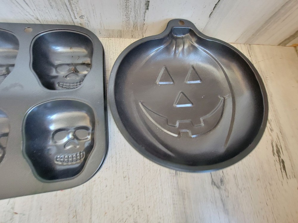 Baking mold pumpkin skull head kitchen accessory set home