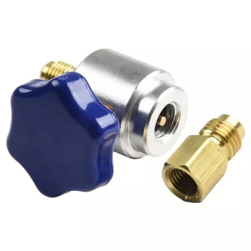 Self Sealing R134A Can Tap Valve Adapter For A/C Charging Convertor HOT