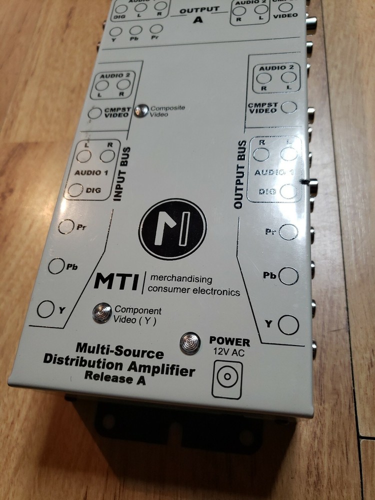MTI Distribution Amplifier Release A - Component Video / Digital Audio