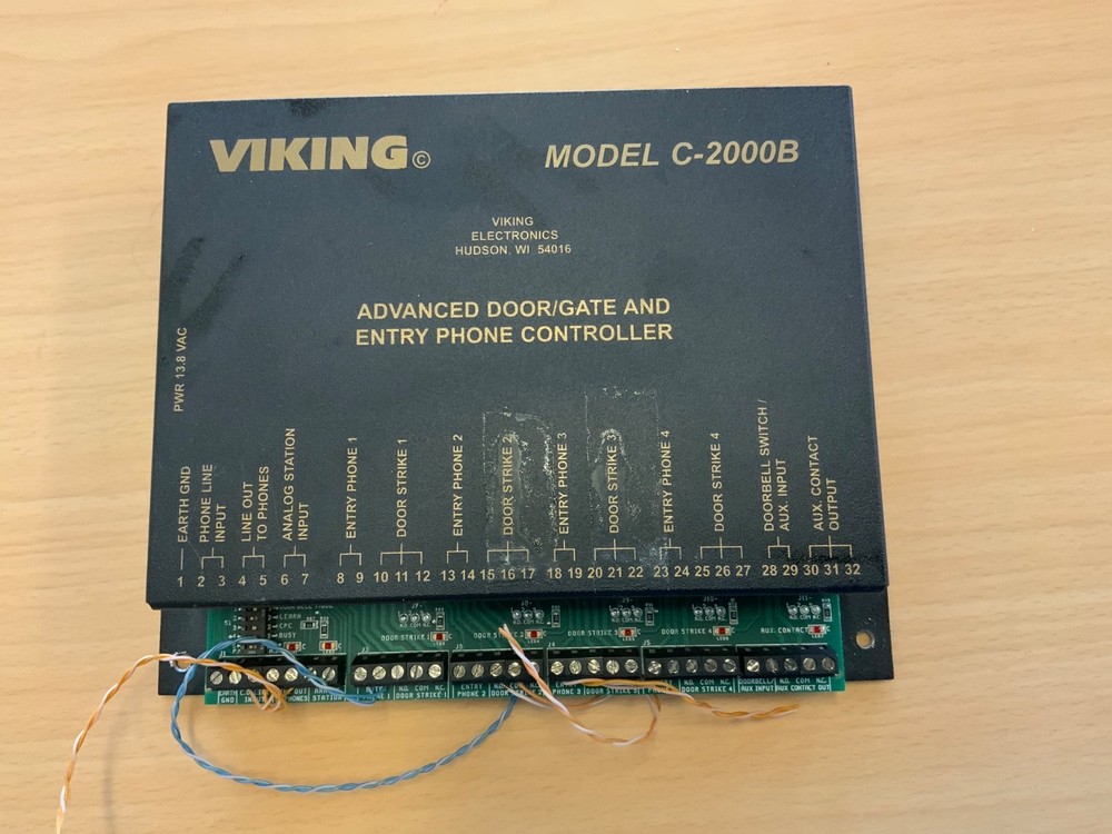 Viking C-2000B Advanced Door & Gate Entry Phone Controller