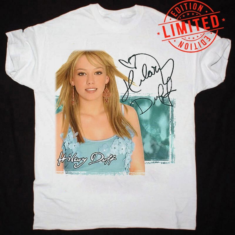 NEW Hilary Duff Metamorphosis Gift For Fan White All Size Gift Shirt BN565
