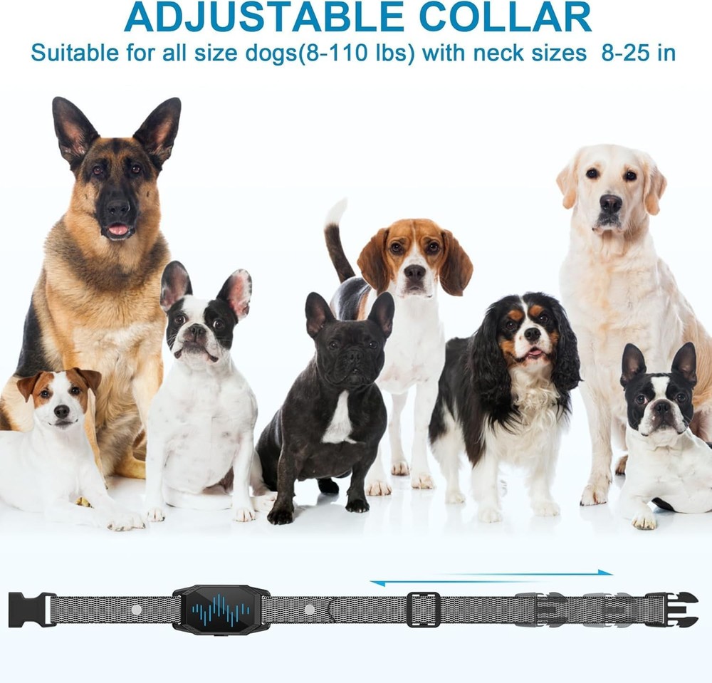 Dog Training Collar with Remote Control 2 Pack, 2500ft 2 pack, black