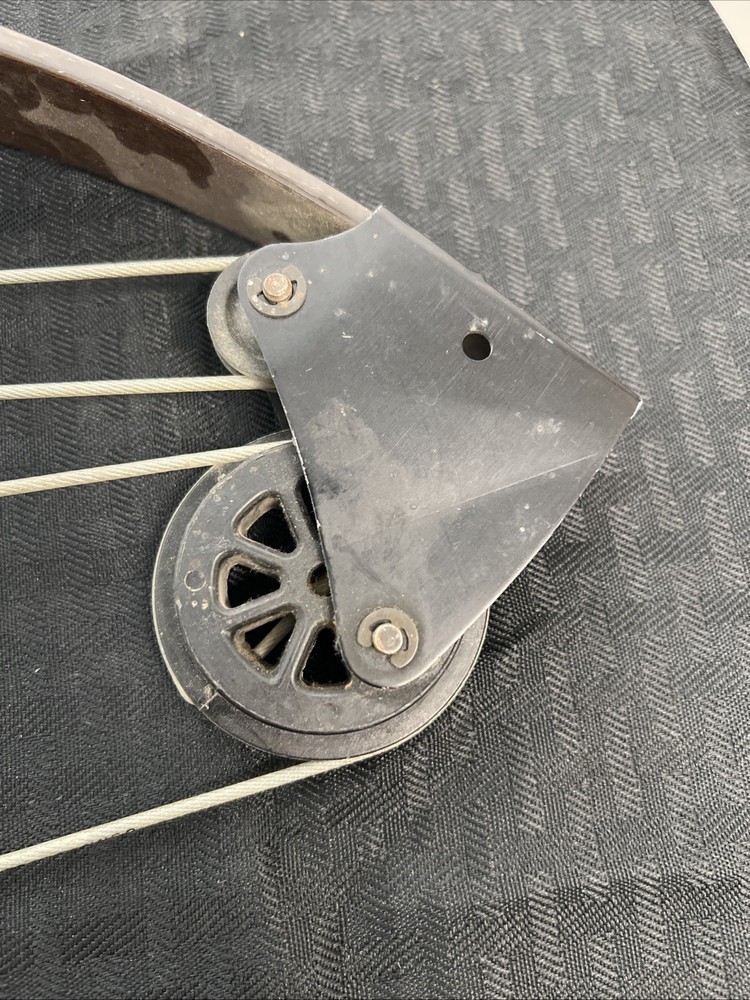 Bear Whitetail Hunter Compound Bow Takedown -Brown Riser Limbs -Proline Sight