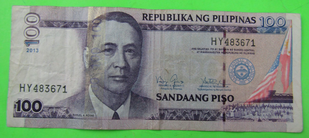 PHILIPPINES, 100 PISO, P#194d, 2013