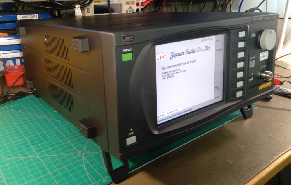 JRC NJZ-2000 Multi System UE Tester, Opts E03 E04 G00 G03 W00 W07 E00 E01