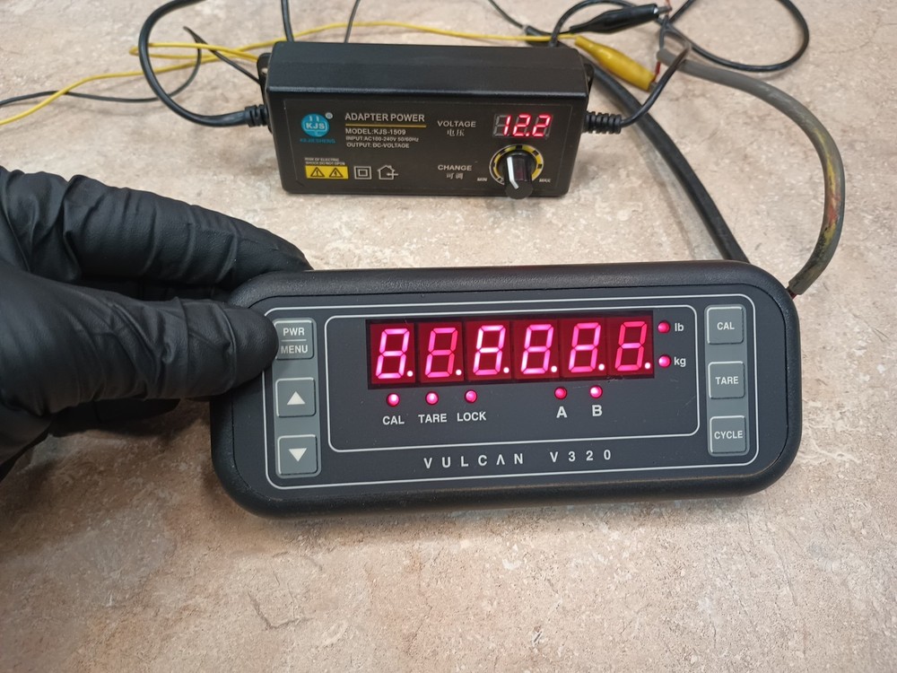 Vulcan V320 Scale Meter on board scale meter Working