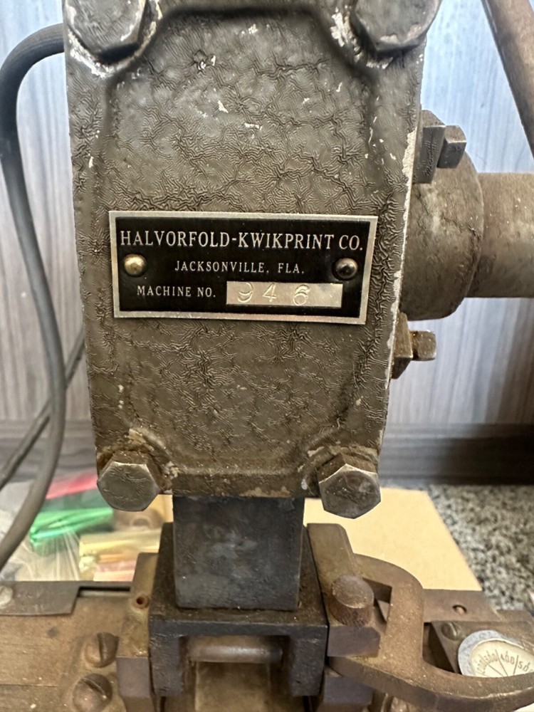 Kwikprint Hot Stamping Machine Model 86