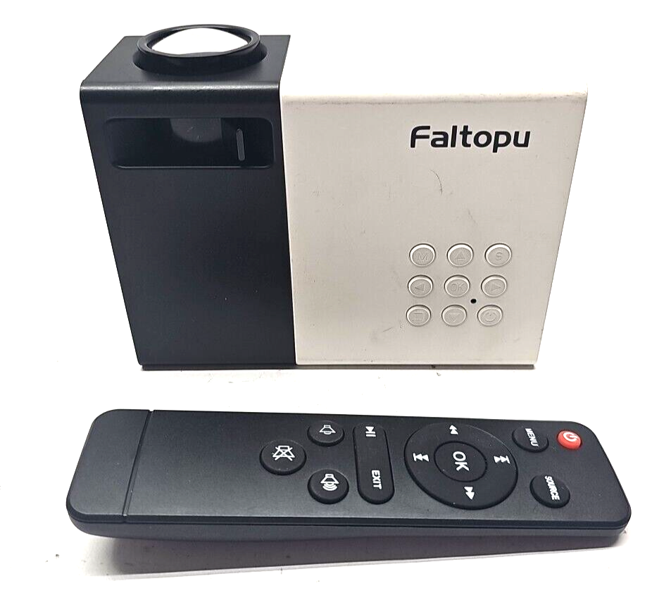 Faltopu Mini HDMI WiFi Projector Bundle DR01 (Missing parts)