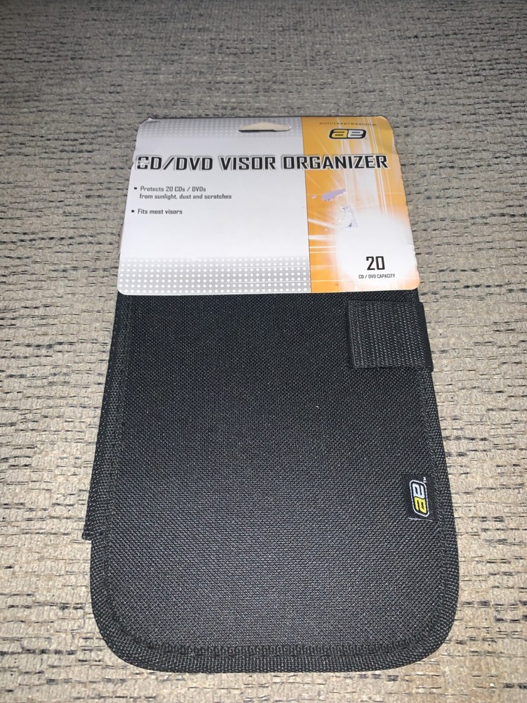 Auto Expressions 20 CD & DVD Visor Organizer Protector 20 Discs