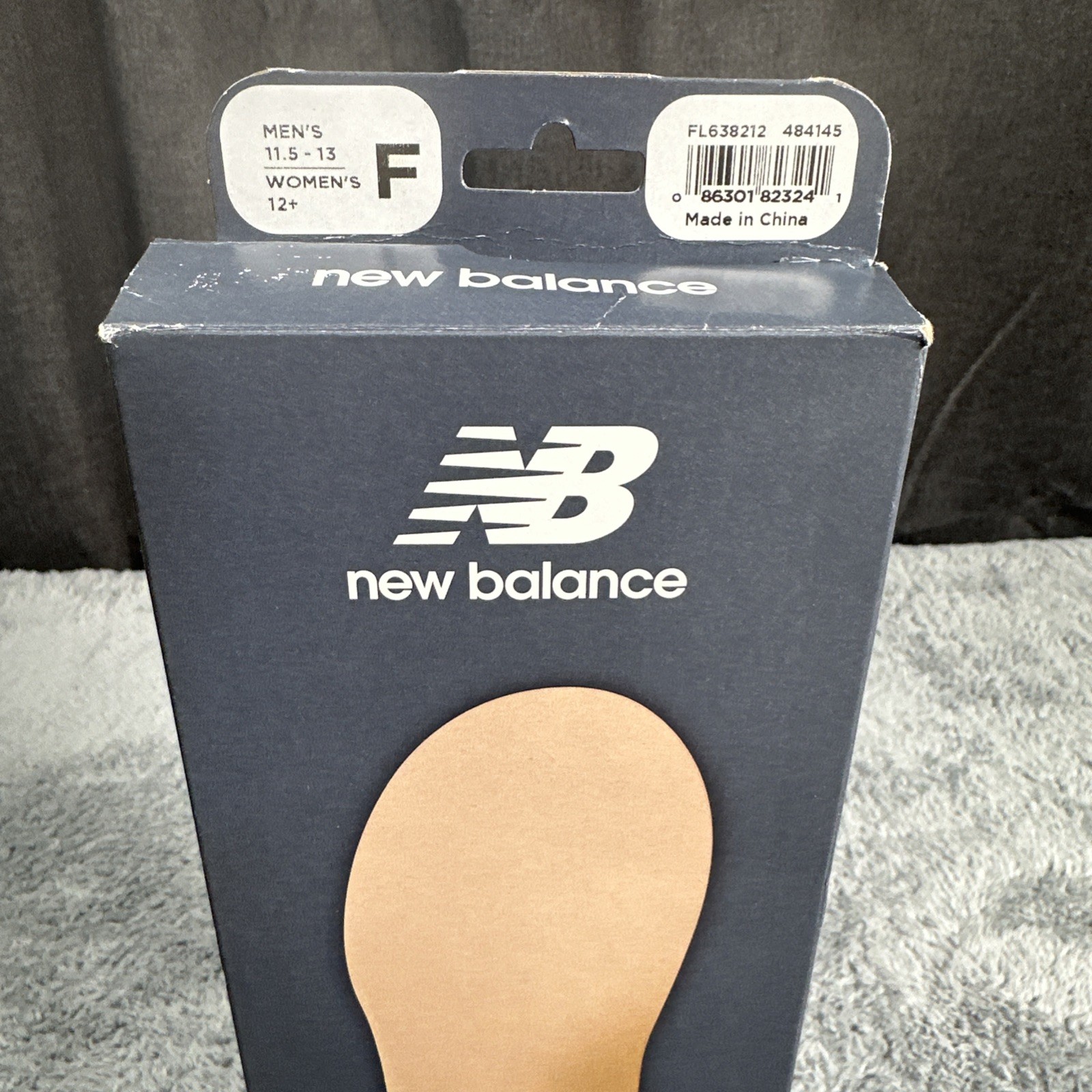 Superfeet New Balance Casual Therapeutic Insoles Sz F Men's 11.5-13 Women's 12+