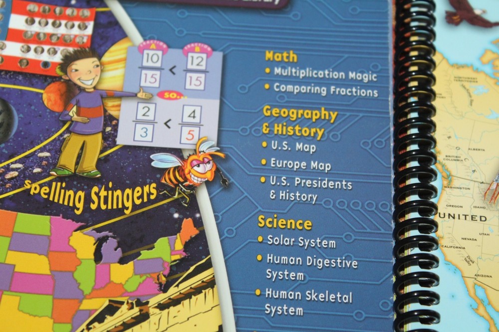 Quantum Pad Geography Lot And Sampler grades 3-5 Math Science Reading -YS5 -9