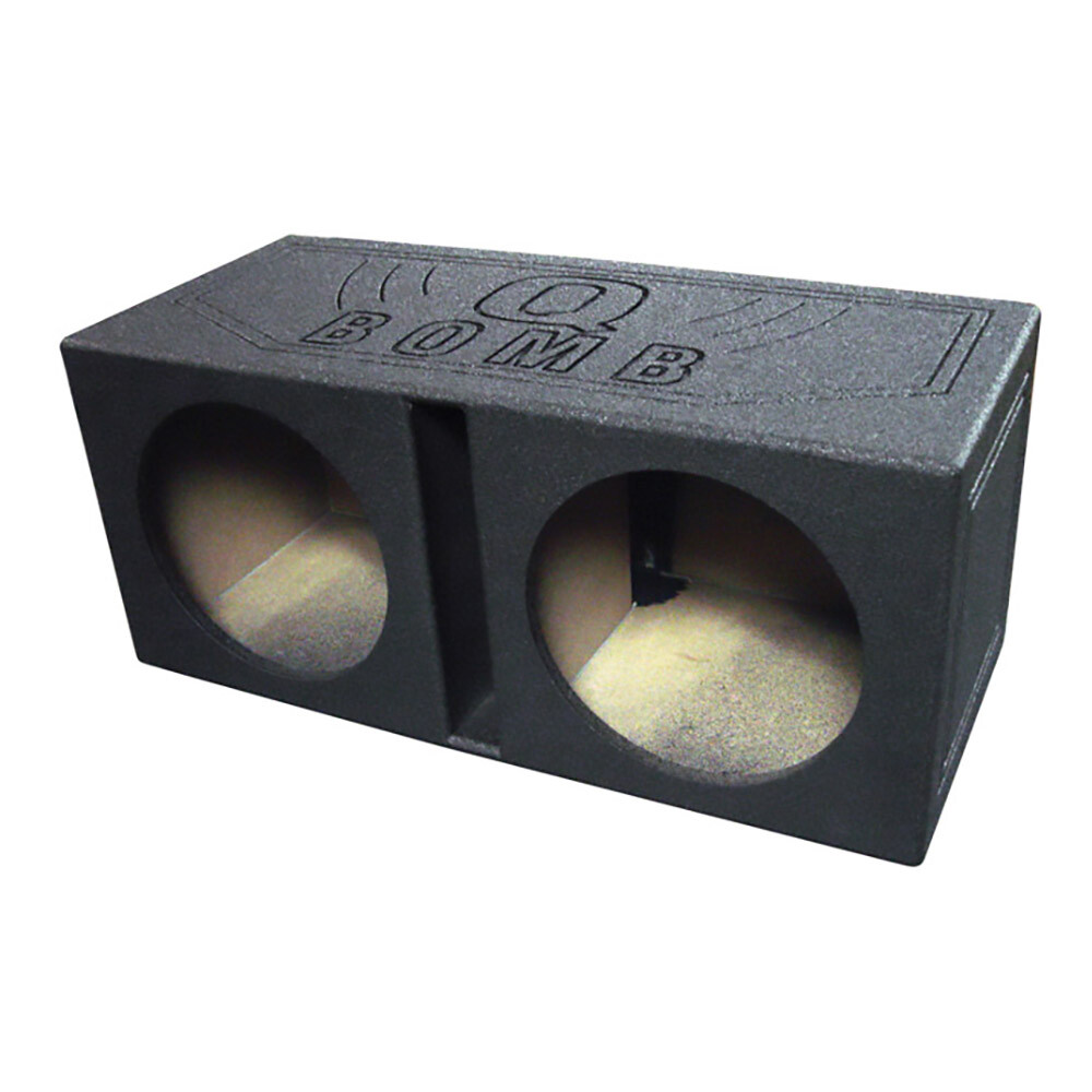 QPower QBOMB Dual 15″ 15 inch Slot Ported Vented Empty Sub Woofer Enclosure Box