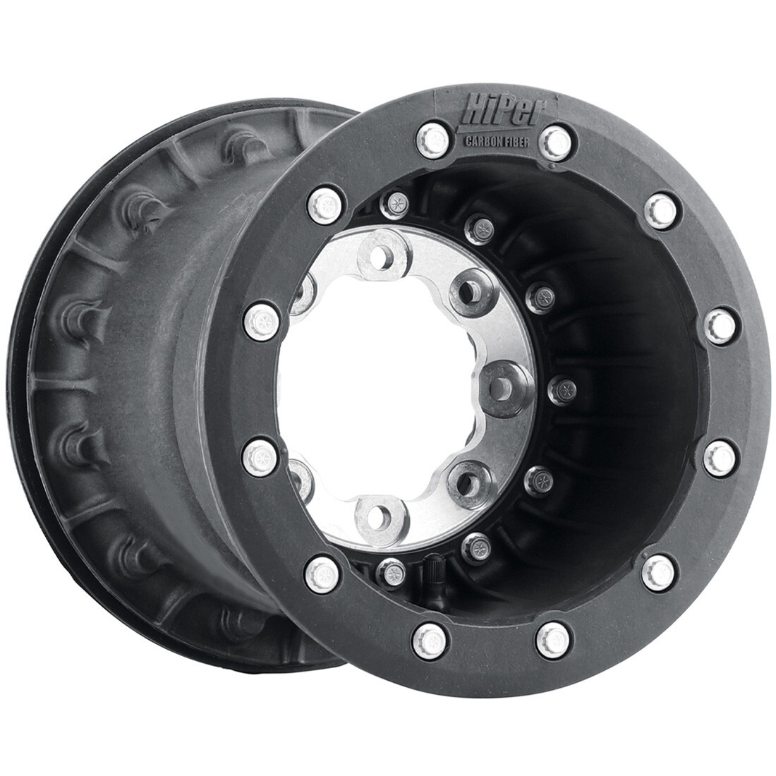 HiPer Tech 3 Double Beadlock Wheel, 4x110/4x115, 4+5 Offset - 0990-YHR-DBL-BK