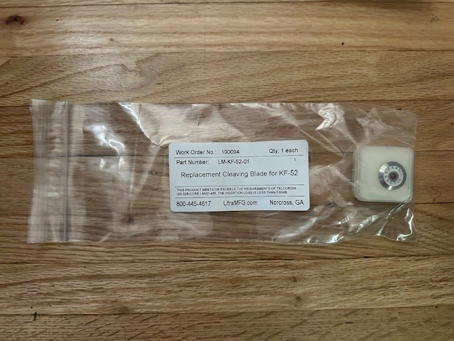 Fiber Optic KF-52 Replacement Cleaving Blade
