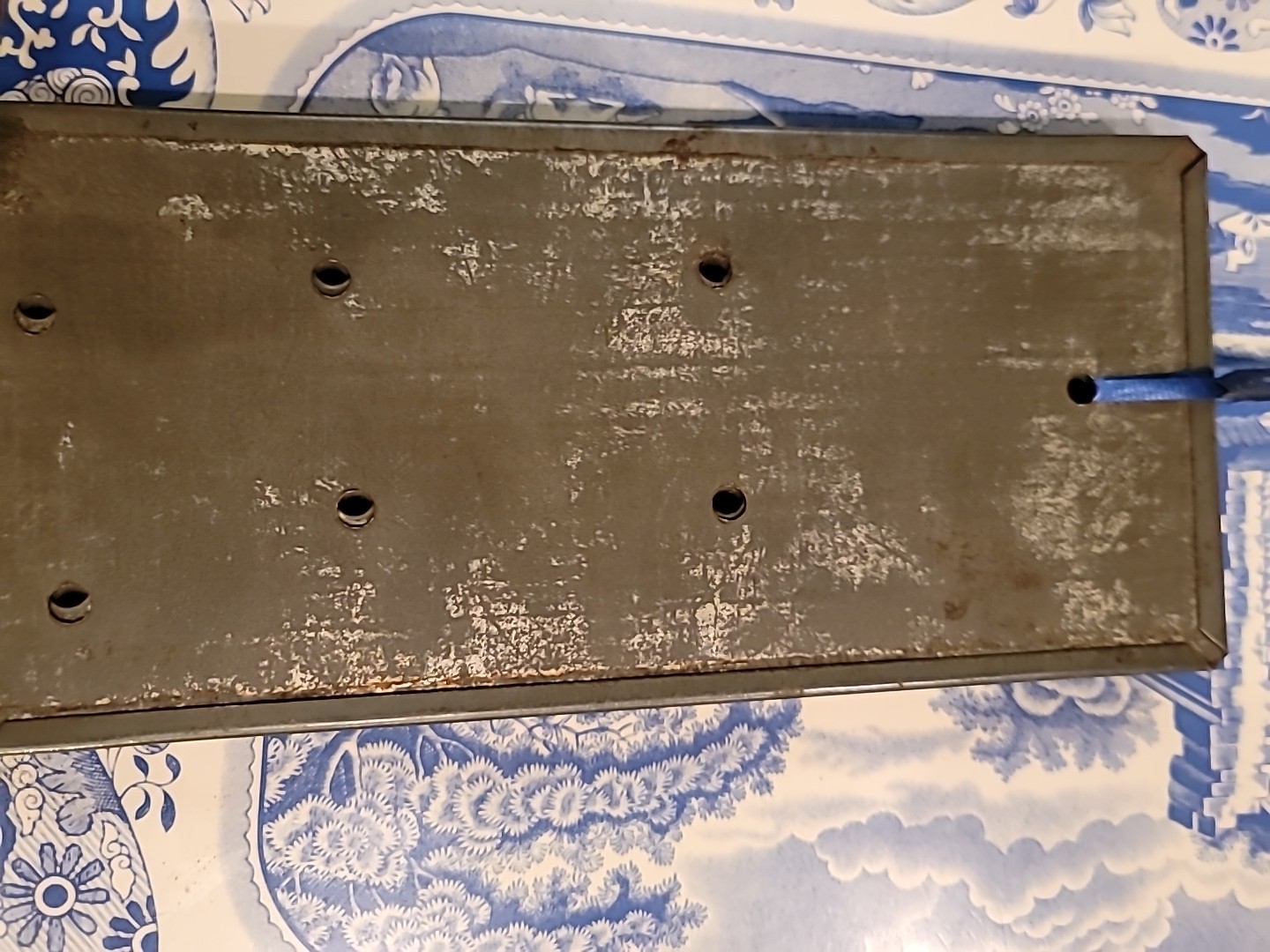 Antique Cookie Cutter Amish Man RARE Tin Handmade Pennsylvania LARGE 9 1/2×4 1/2