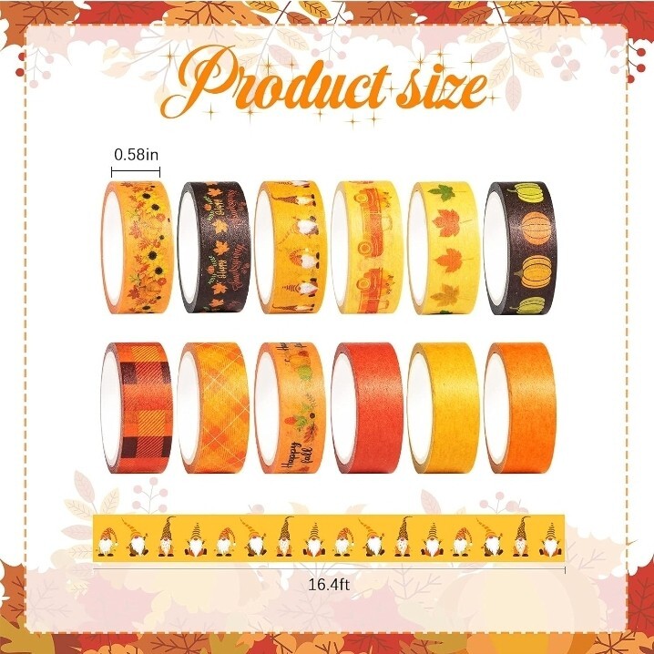 Fall Decorative Tape