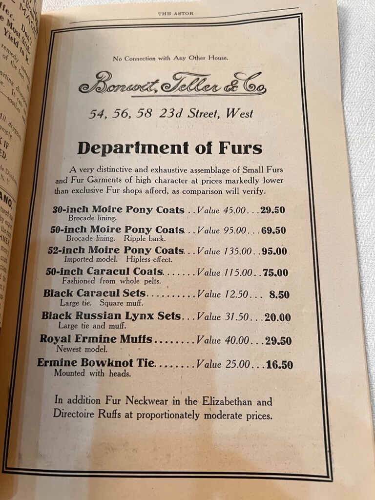 Astor Theater Program Oct 26 1908 William Hodge Henry Jewett Man From Home