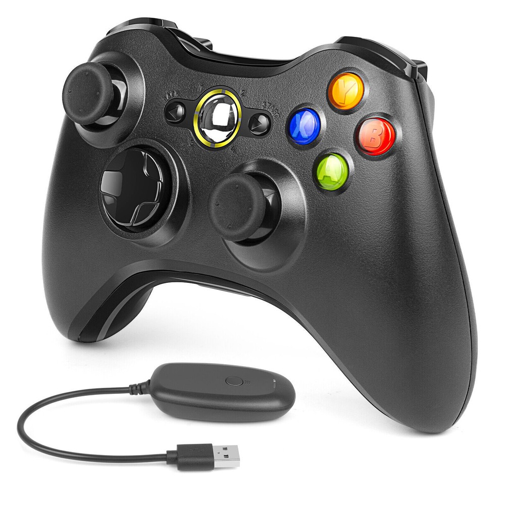 Wired / Wireless XBOX 360 Controller for WINDOWS PC and XBOX360 Gamepad