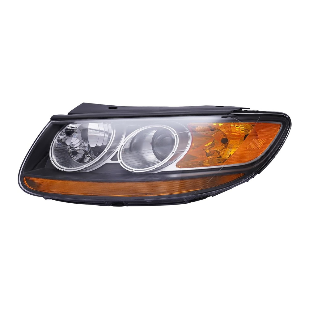 Hyundai Santa Fe 2007-2012 Left Headlight Assembly 6 Pin