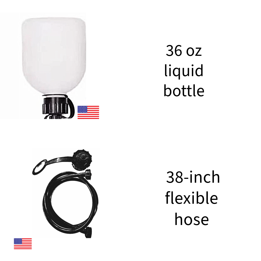 DYOB Gas Mask 36oz BOTTLE / 38' HOSE for Gas Mask Hydration System ESSENTIAL